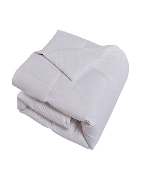 95% Feather/5% Down All Season Cotton Comforter, Twin