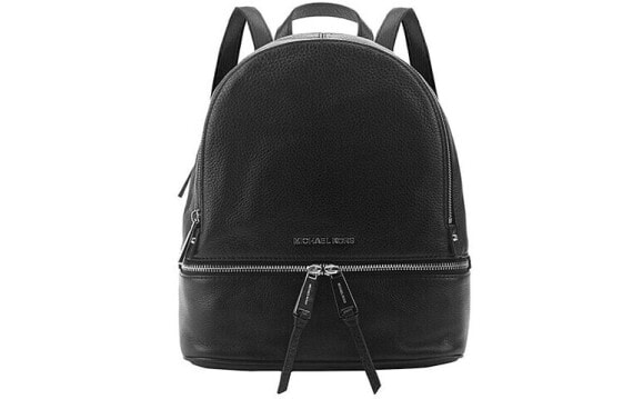 Рюкзак женский Michael Kors Rhea Zip черного цвета, средний размер
