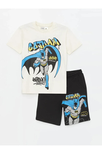 Костюм и шорты LCW Kids Batman.