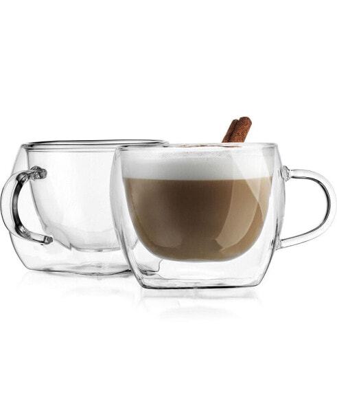 Contessa Tea Double Wall Cups, Set of 2