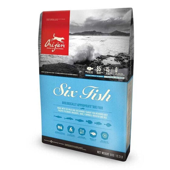 ORIJEN Six Fish Adult 6kg Dog Food