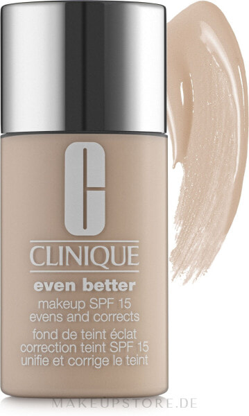 Glättende Foundation LSF 15 - Clinique Even Better Makeup SPF15 CN0.75 - Custard