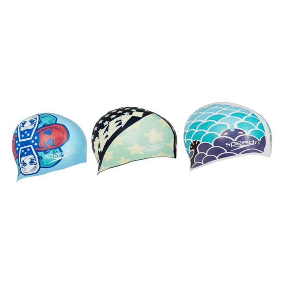 Плавательная шапочка Speedo с лозунгом, напечатанным на ней