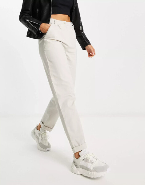 ASOS DESIGN classic chino trouser in stone