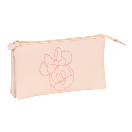 SAFTA Triple Minnie Mouse Baby Pencil Case