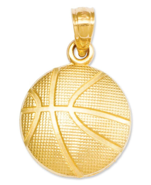Чарм баскетбол Macy's 14k Gold Charm.
