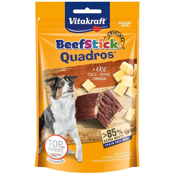 VITAKRAFT Beef Stick Quadros 70gr cheese snack 7 units