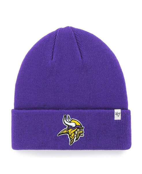 Men's '47 Purple Minnesota Vikings Primary Basic Cuffed Knit Hat