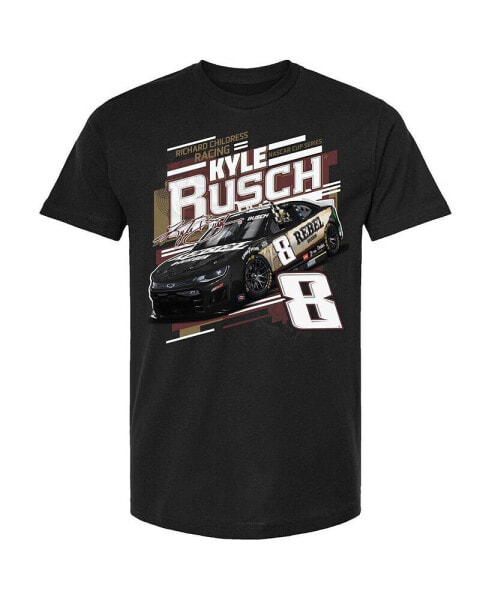 Men's Black Kyle Busch Rebel Bourbon Draft T-shirt