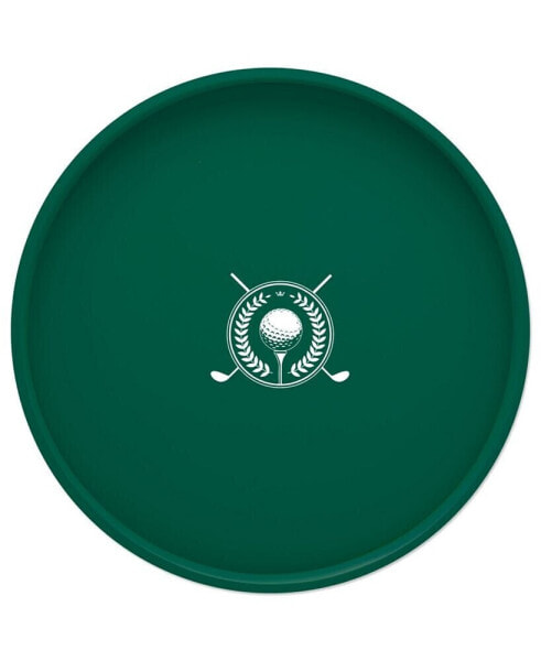 Pastimes 14" Round Golf Serving Tray