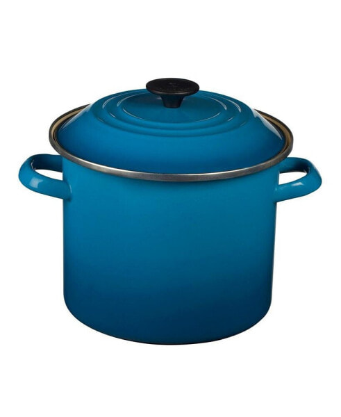 6 Quart Enamel on Steel Stockpot with Lid