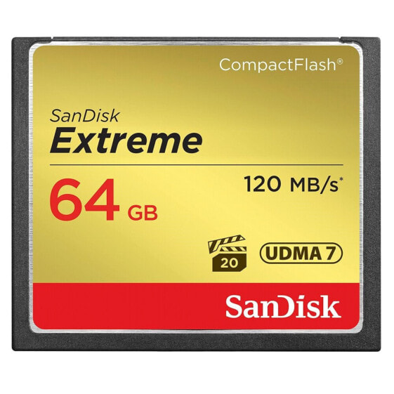 SANDISK Extreme CF 64GB UDMA7 SDCFXSB-064G-G46 memory card