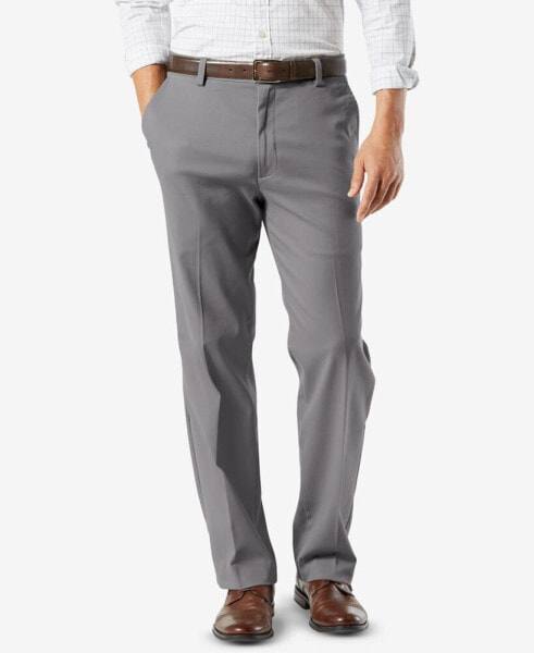 Men's Easy Classic Fit Khaki Stretch Pants