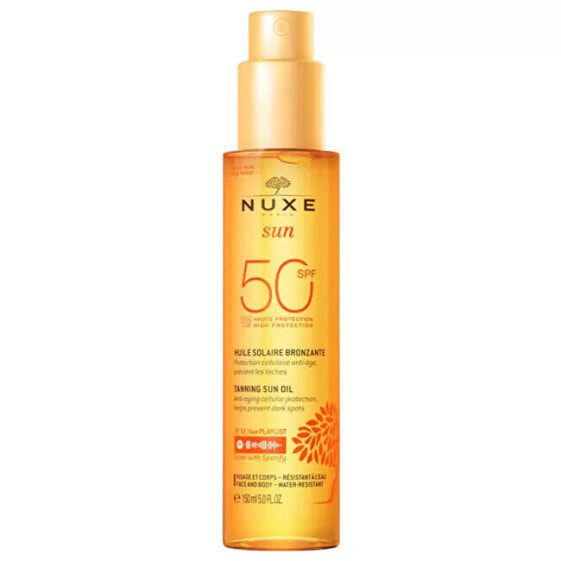 Tanning Oil For Face And Body SPF 50 Sun (Tanning Oil For Face And Body) 150 ml
