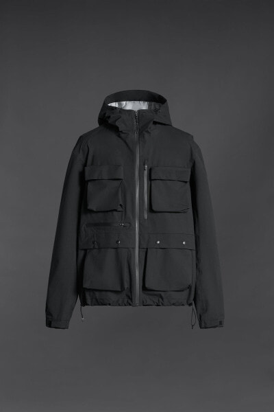 Water-repellent utility jacket