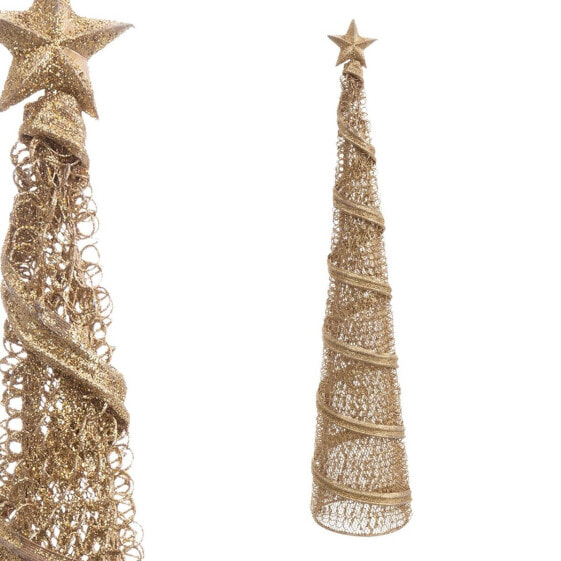 Christmas bauble Golden Metal Conical 10 x 10 x 50 cm