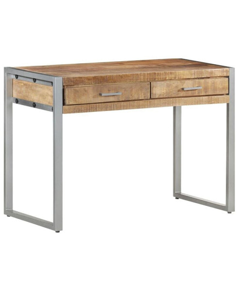 Desk 42.5"x19.7"x29.5" Rough Mango Wood