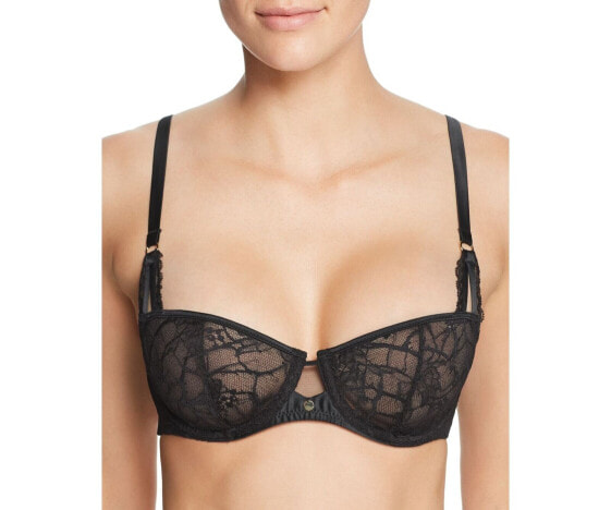 Women's Chantelle Intimates Segur Lace Underwire Demi Bra, Size 38D - Black