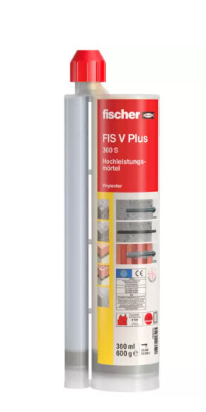fischer FIS V Plus 360 S - Paste (ready to use) - 0.36 kg - Brick - Concrete - Bottle