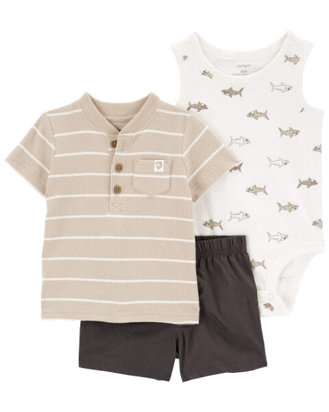 Baby 3-Piece Little Short Set NB