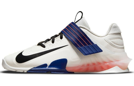 Кроссовки Nike Savaleos Low-Top White Blue Orange Velcro