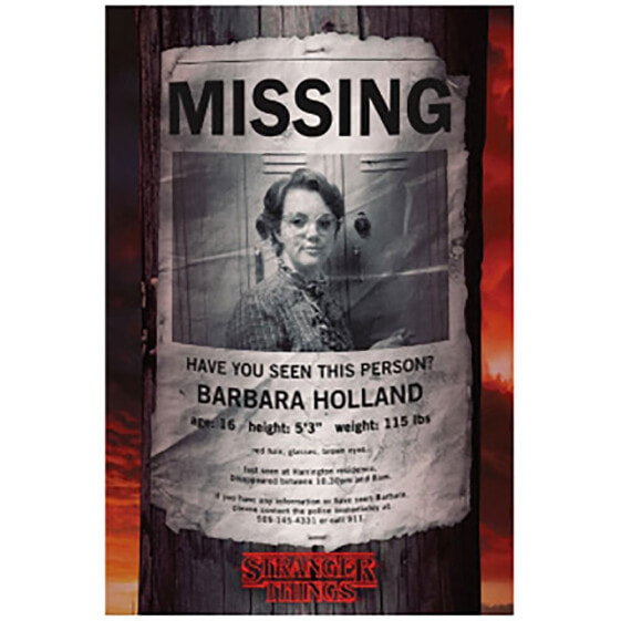 STRANGER THINGS Barb Missing Poster