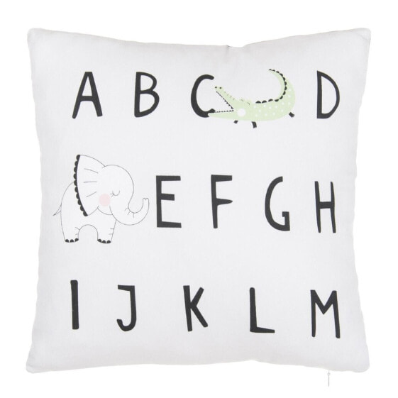 Cushion Grey Alphabet 40 x 40 cm