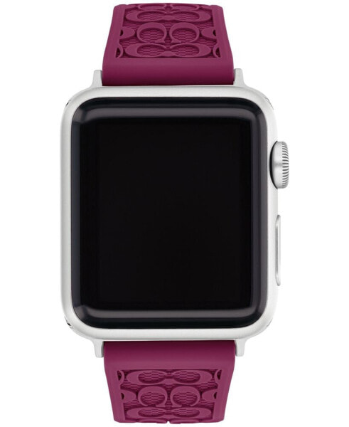 Women's Plum Silicone Strap for Apple Watch 38mm, 40mm, 41mm