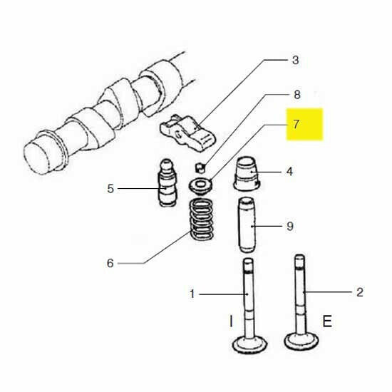 Мотор лодочный Vetus Retainer Valve Stem