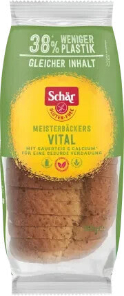 Brot, Meisterbäckers Vital mit Sauerteig (12 Stück), glutenfrei, 350 g