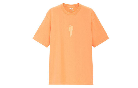 UNIQLO/优衣库 x 村上隆 联名款 印花短袖T恤 男女同款 粉橙色 / Футболка UNIQLO x T Featured Tops T-Shirt