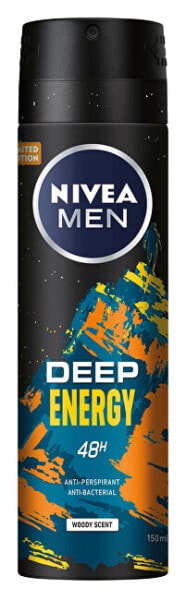 Nivea Men Deep Energy Anti-perspirant Стойкий мужской антиперспирант с активированным углем  150 мл