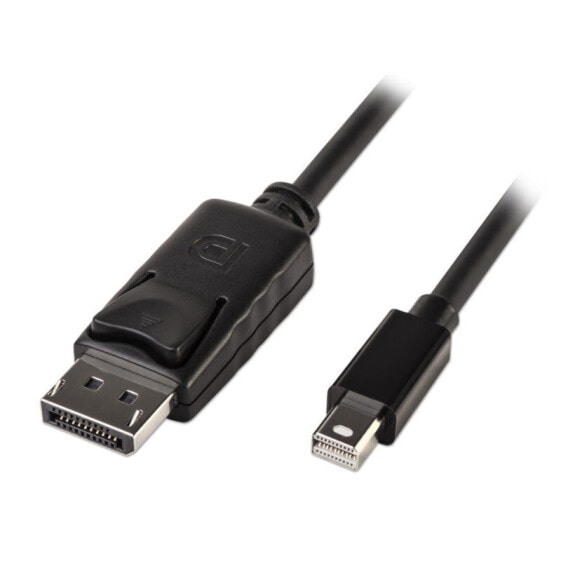 Lindy Mini DP to DB cable - black - 1m - 1 m - Mini DisplayPort - DisplayPort - Male - Male - 2560 x 1600 pixels