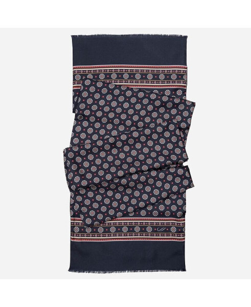 Men's Palatino - Wool Backed Silk Scarf for Men