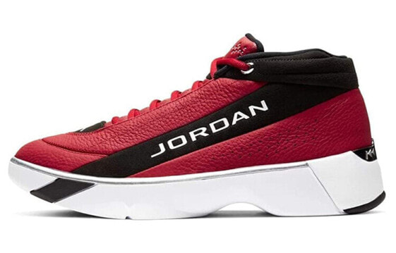 Air Jordan Team Showcase 防滑耐磨 中帮复古篮球鞋 黑红白 / Баскетбольные кроссовки Air Jordan Team Showcase CD4150-600