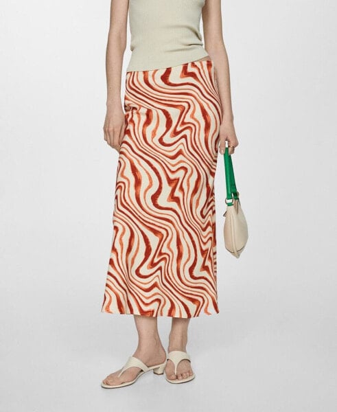 Women's Printed Long Skirt