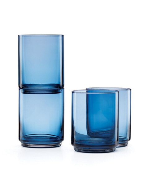 Tuscany Classics Stackable Tall Glasses Set, 4 Piece