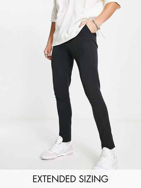 ASOS DESIGN super skinny smart trouser in black