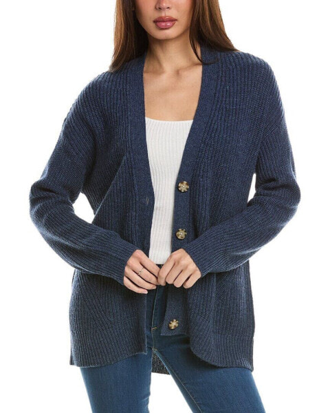 Hannah Rose Oversized Shaker Wool & Cashmere-Blend Cardigan Women's