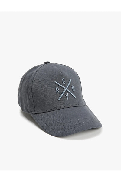 İşleme Detaylı Kep Şapka