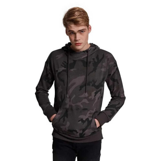 URBAN CLASSICS High Neck Camo hoodie