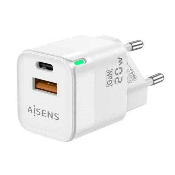 Сетевое зарядное устройство Aisens ASCH-20W2P002-W Белый 20 W (1 штук)