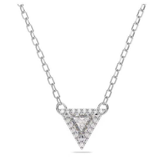 Swarovski Damen Halskette Otryx Trilliant-Schliff, Dreieck Weiß, Rhodiniert 5642983