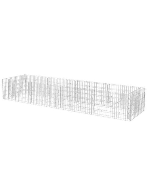 Gabion Raised Bed Steel 141.7"x35.4"x19.7"