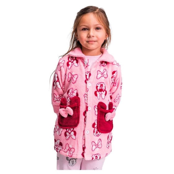 CERDA GROUP Coral Fleece Minnie Baby Dressing Gown