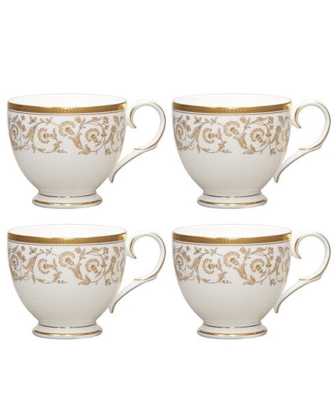 Summit Gold Set of 4 Cups, Service For 4