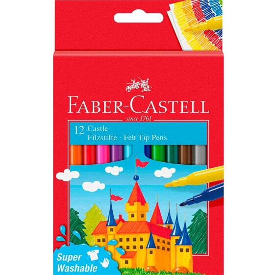 Фломастеры Faber-Castell 12 цветовой фломастер FaberCastell