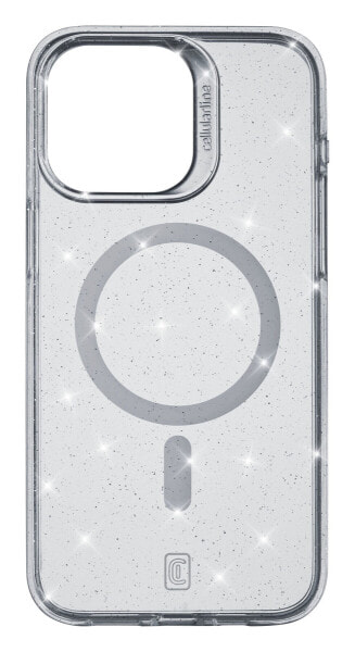 Cellularline Sparkle MagSafe Case MAG Backcover Apple iPhone 15 Pro Max Transparent