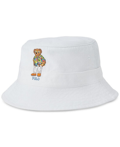 Men's Polo Bear Twill Bucket Hat