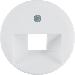 Berker Zentralstück pws f.UAE-Anschlussdose 1407 - White - Thermoplastic - Glossy - Any brand - IP20 - 10 pc(s)